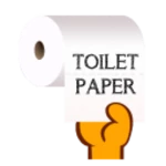 toilet paper android application logo